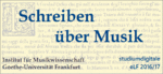 Schreiben ueber musik logo