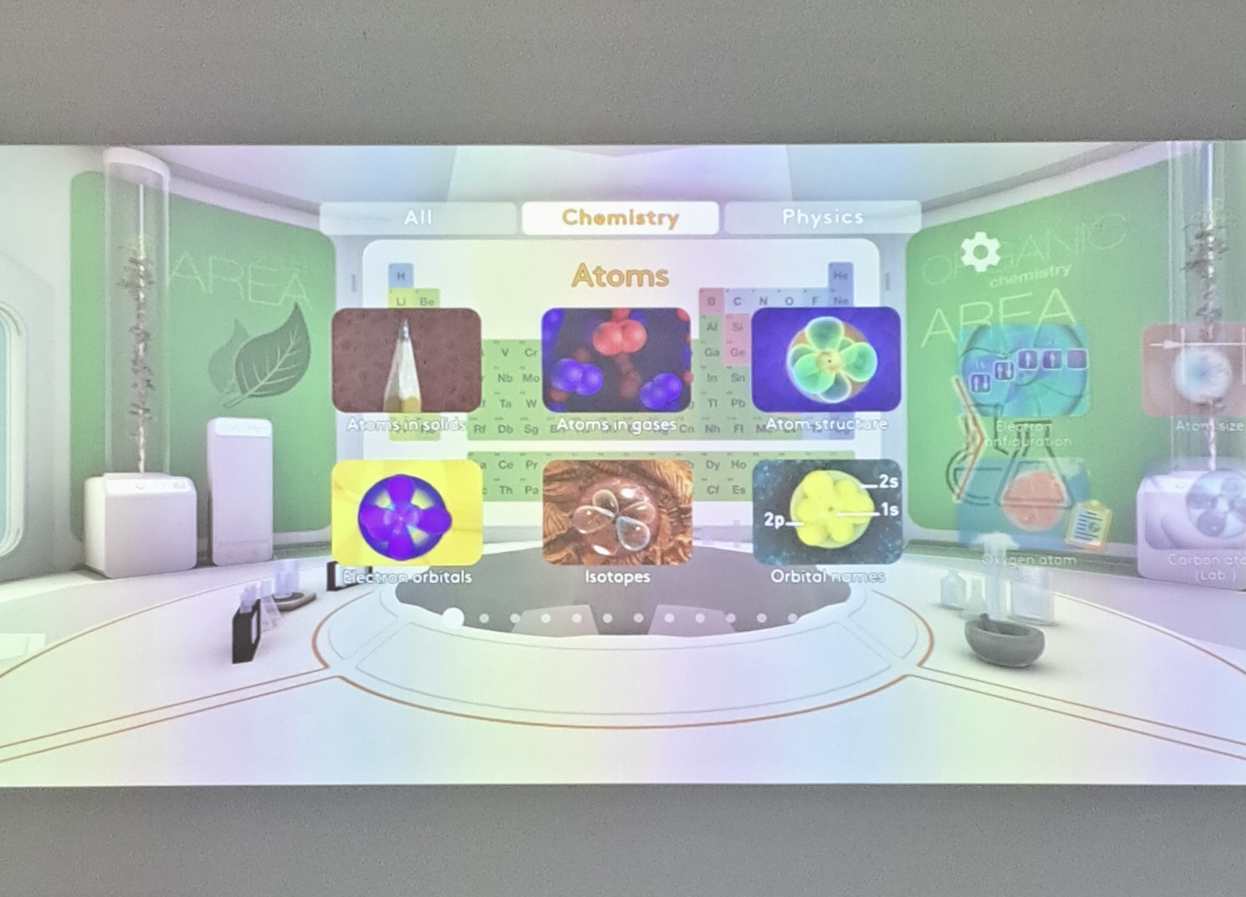 Chemie im virtuellen Raum.
